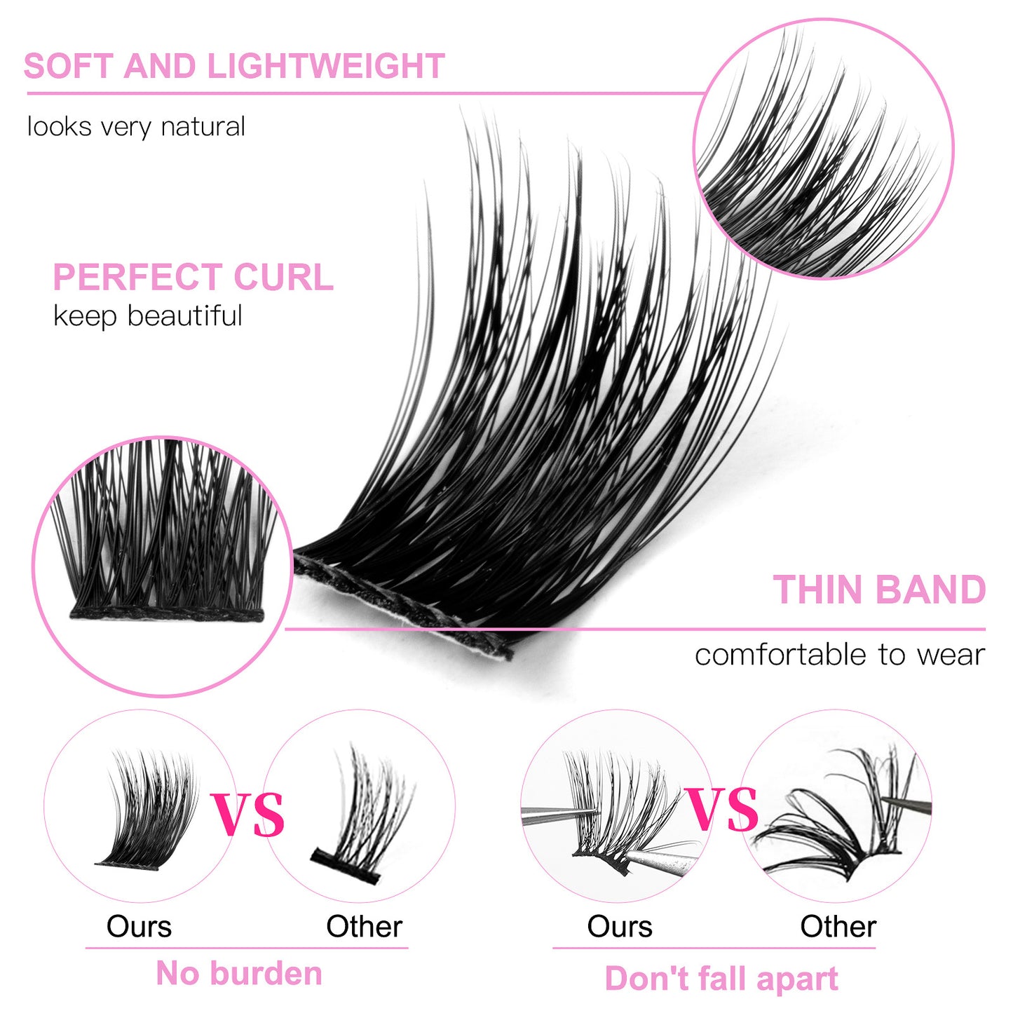 “DIY Lash Extensions Kit – Natural Cluster Lashes (Salon Look in 5 Minutes)”